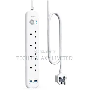 Anker Extension Lead With 2 USB Ports and 4 Wall Outlets