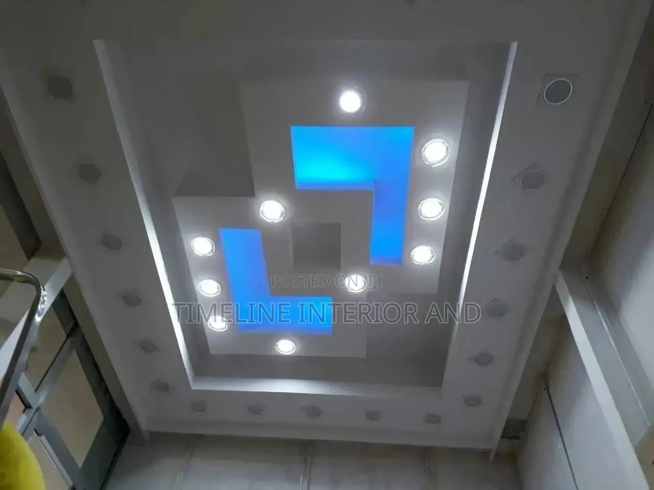 Square Design Gypsum Ceiling