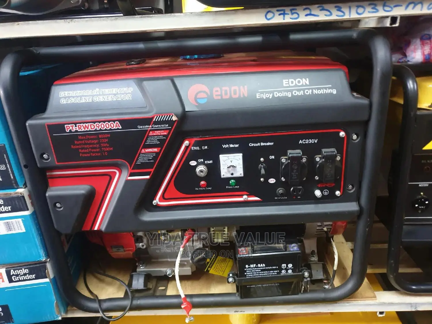 Generator 6.5kv Gasoline Edon Type