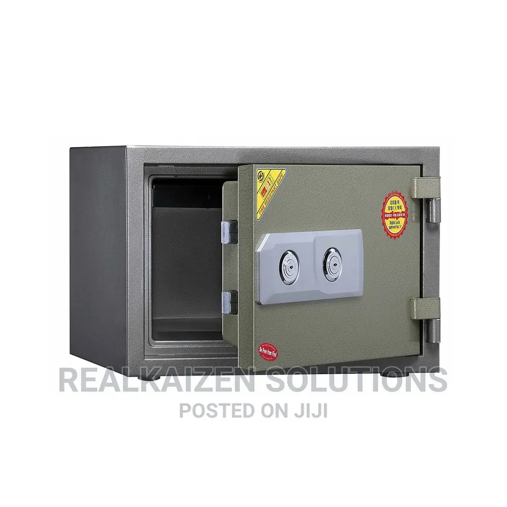 Korea Universal Refractory Fire Proof 2 Lock Vault Safe Box