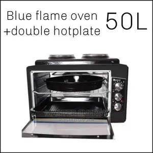50L Blue Flame Oven With Double Hotplates