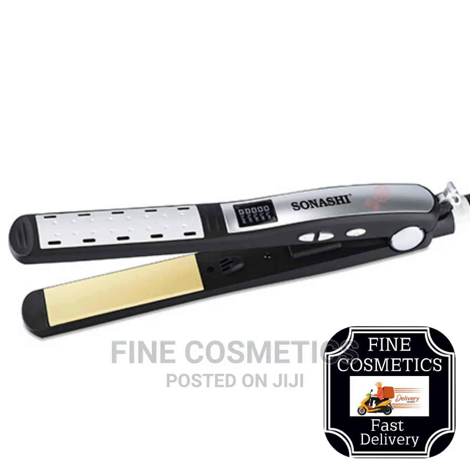 SONASH 2021 Yellow Ceramic Hair Straightener + LED INDICATOR