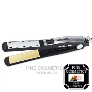 SONASH 2021 Yellow Ceramic Hair Straightener + LED INDICATOR