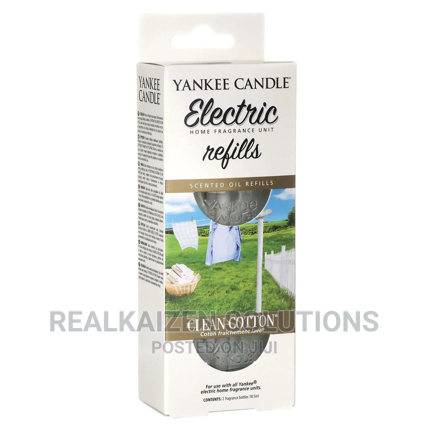Yankee Candle Fresh Cut Roses Clean Cotton Scent Plug Refill