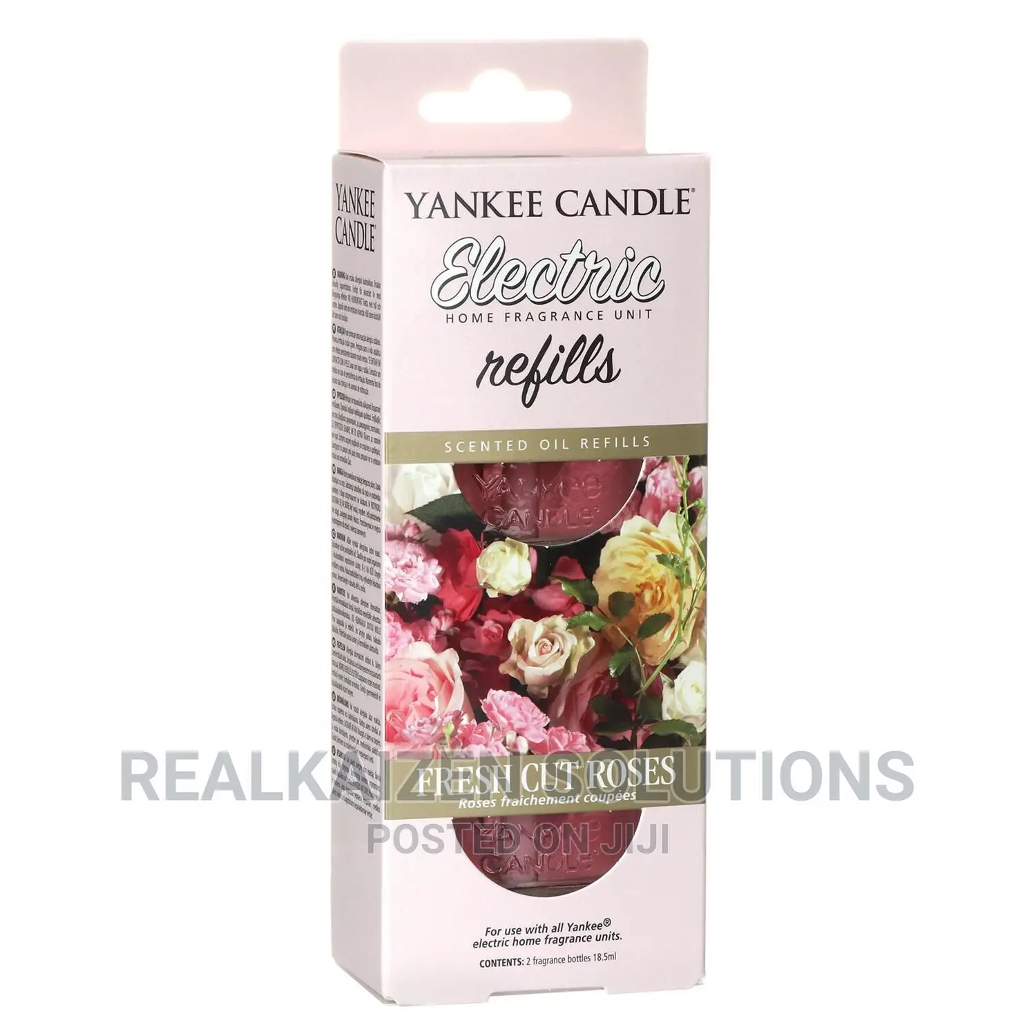 Yankee Candle Fresh Cut Roses Clean Cotton Scent Plug Refill