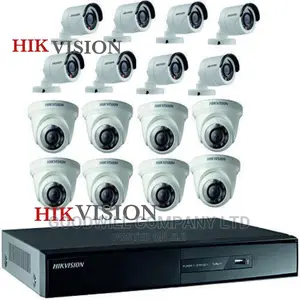 Hik Vision CCTV Camera 16 Channel 720P Full KIT