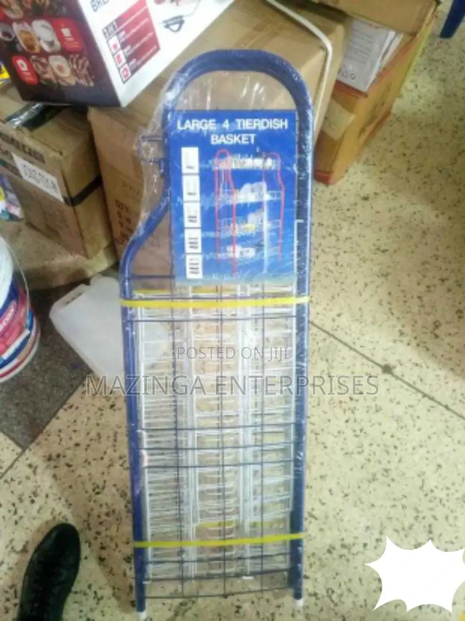 4 Tier Steel Dish Rack