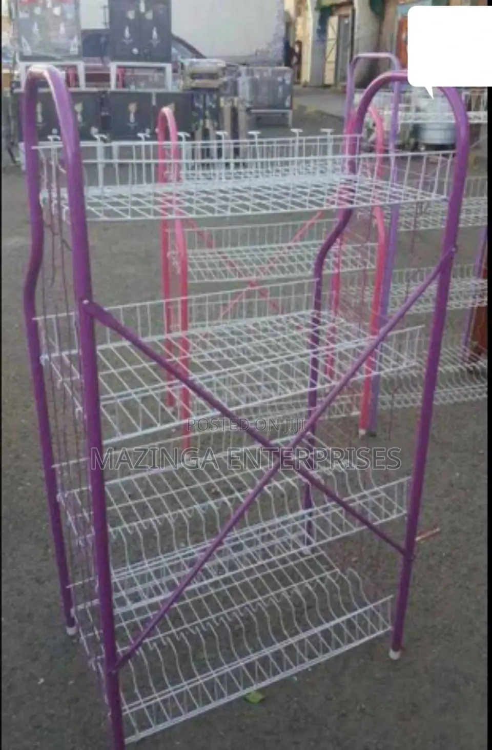 4 Tier Steel Dish Rack