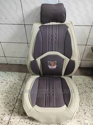 Cream And Chocolate Colour Car Seat Covers