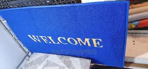 Modern Plastic Doormats Blue