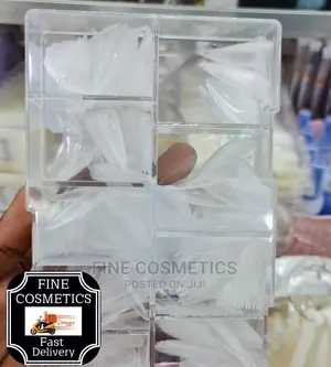 500pcs Clear Long Coffin Nails Full Cover Press on Nails