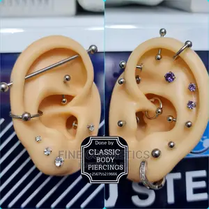 1pc Hot Selling Silver Plated Sparkling Earrings for Women