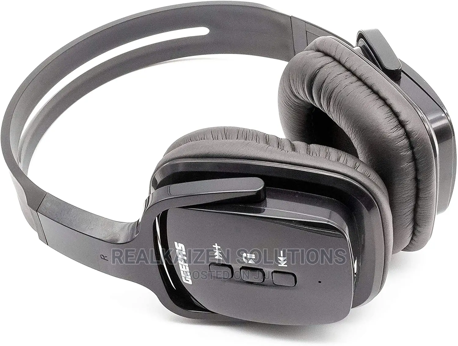 Geepas Bluetooth Black Headphone With Mic