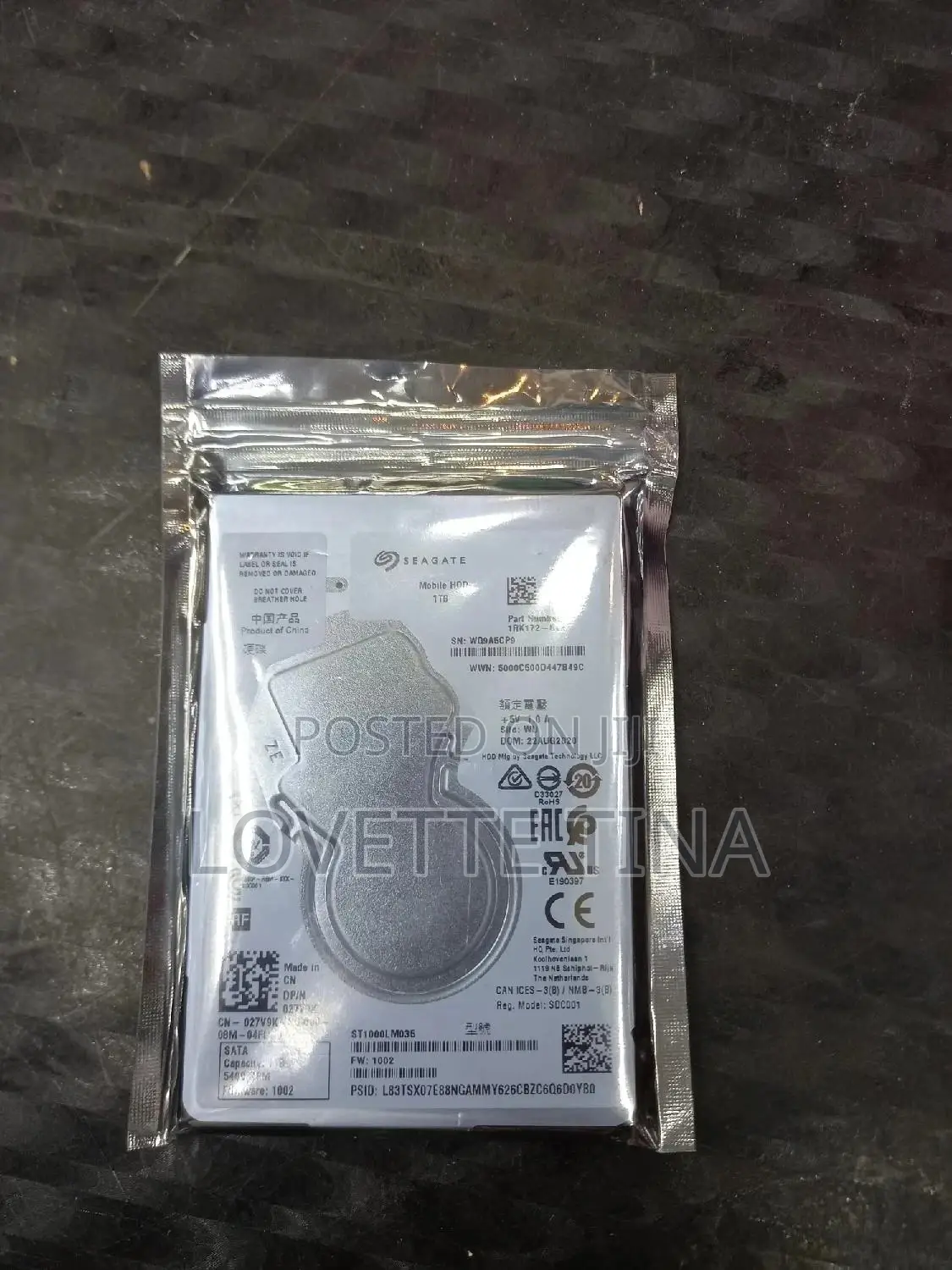 1 Terabyte Laptop Hard Disk