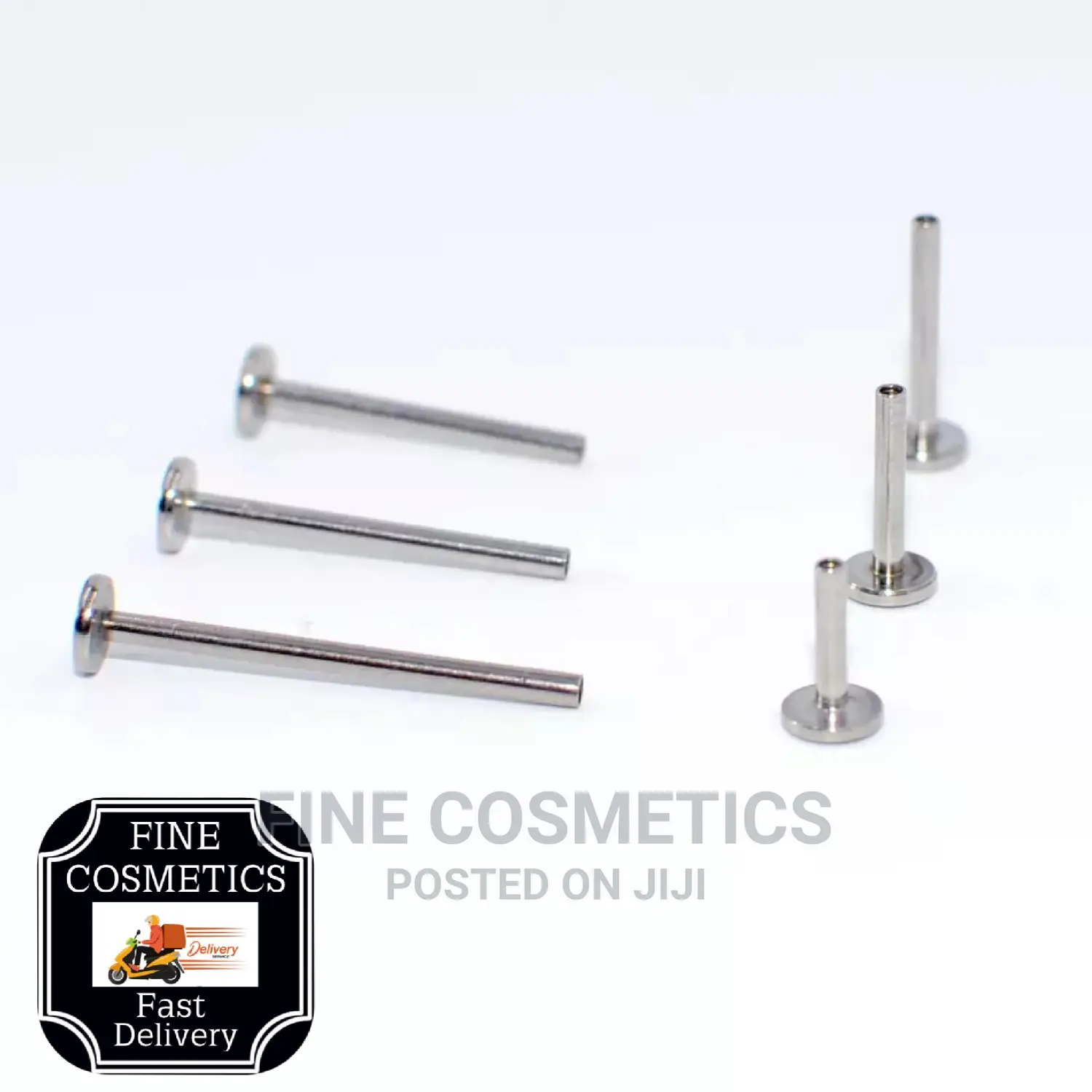 1pair New Hot Selling Earring Stud Internal Threaded Barbell