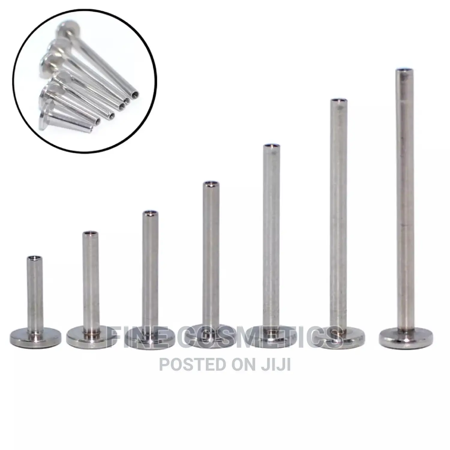 1pair New Hot Selling Earring Stud Internal Threaded Barbell