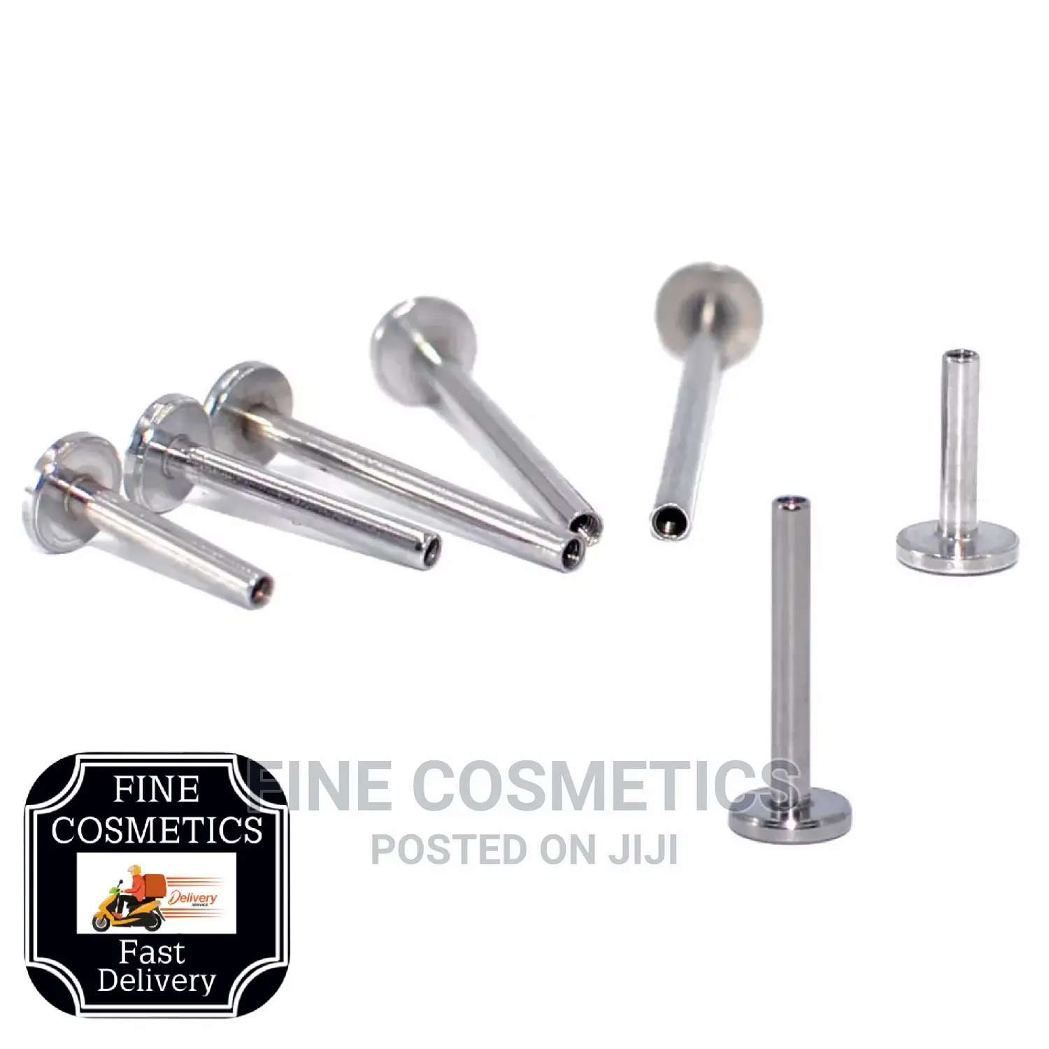 1pair New Hot Selling Earring Stud Internal Threaded Barbell