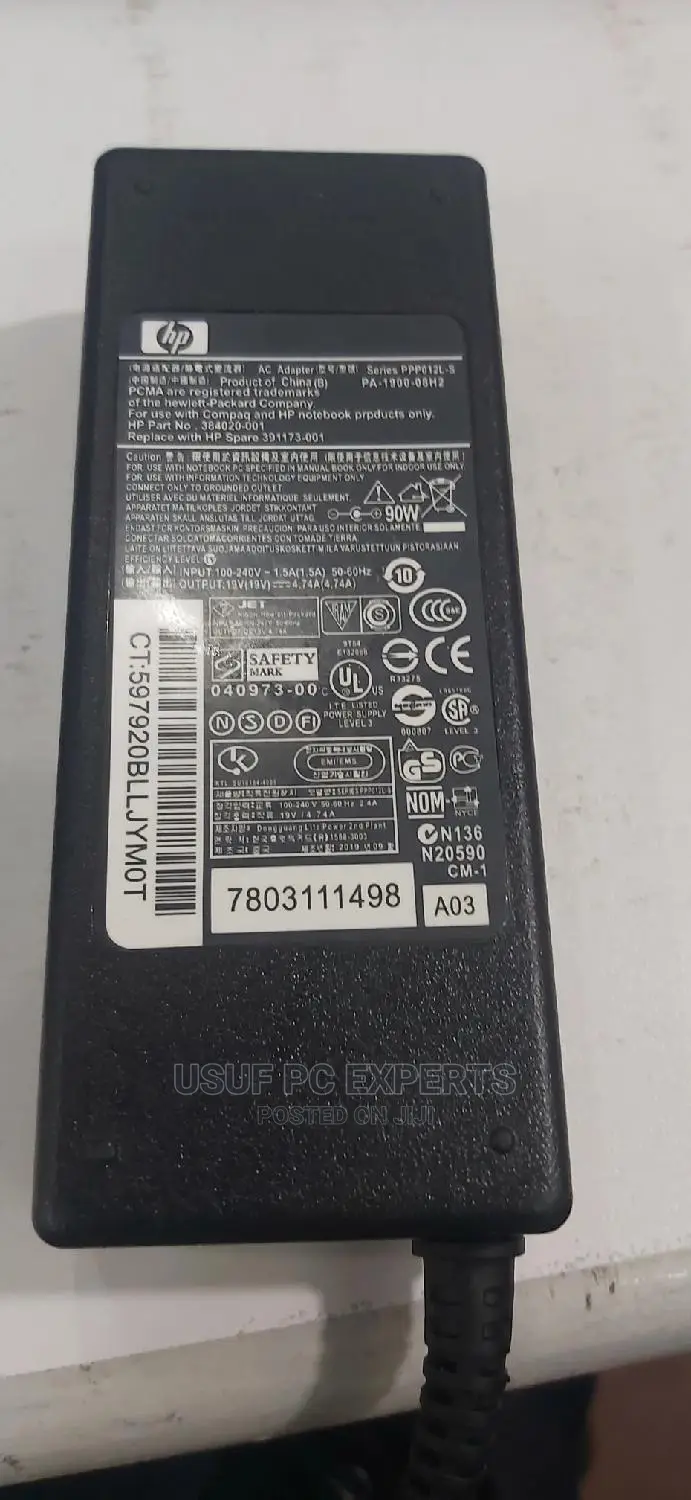 Hp Laptop 19v Big Pin Adaptor
