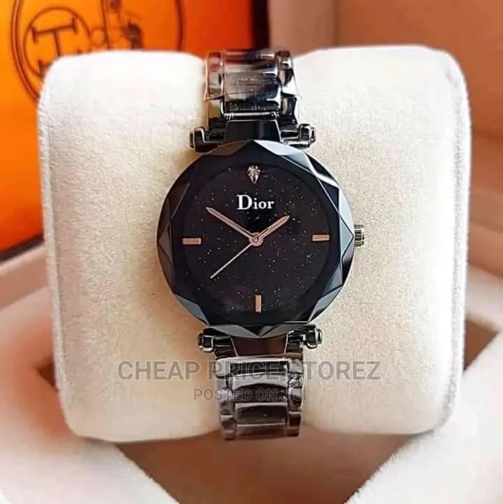 Lady Dior Watch Black Color