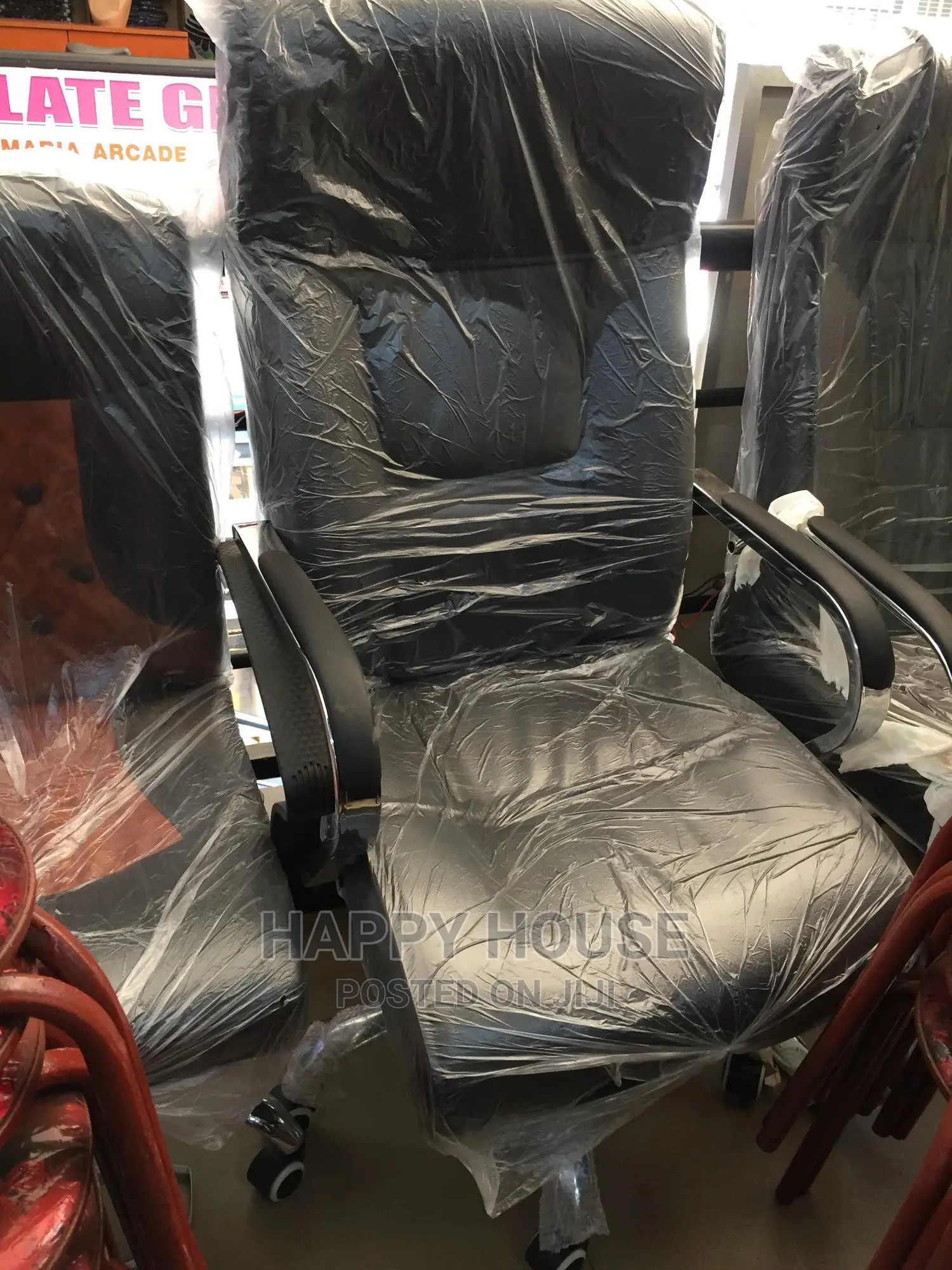 Office Chair High Back (Leather)
