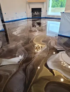Epoxy Marble Flooring and Countertops