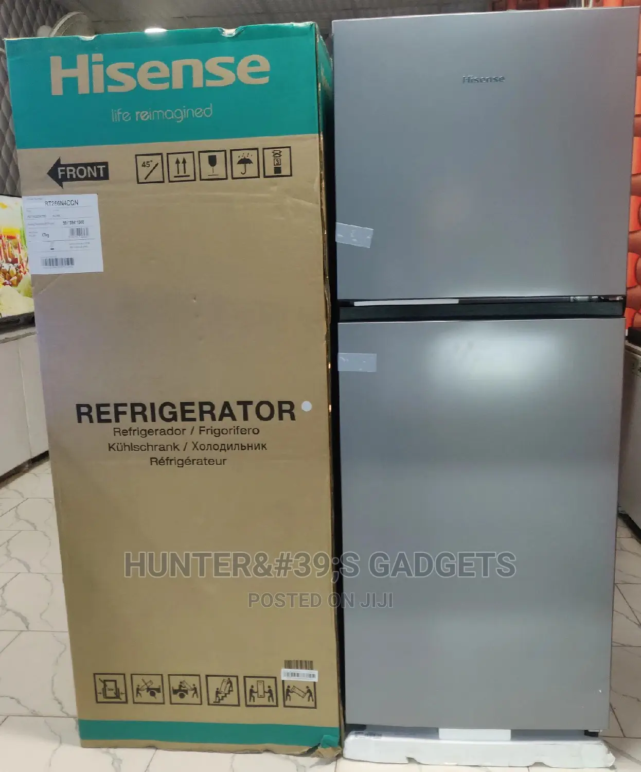 Hisense Double Door Fridge 170litres New Model 2021 Model