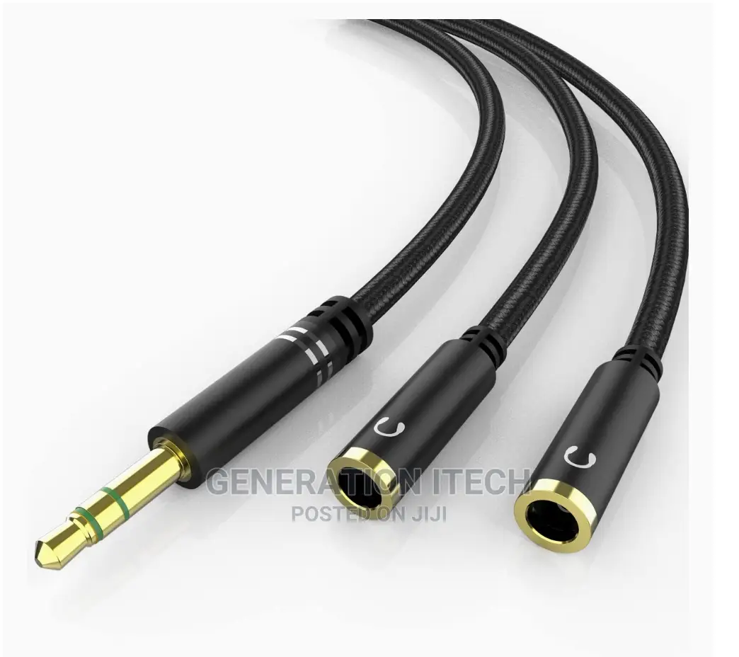 3.5 Mm Headphone Jack Splitter -aux Audio Jack Splitter.