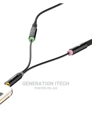 3.5mm Jack to Headphone and Microphone Y Splitter