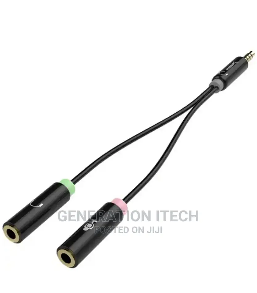 3.5mm Jack to Headphone and Microphone Y Splitter