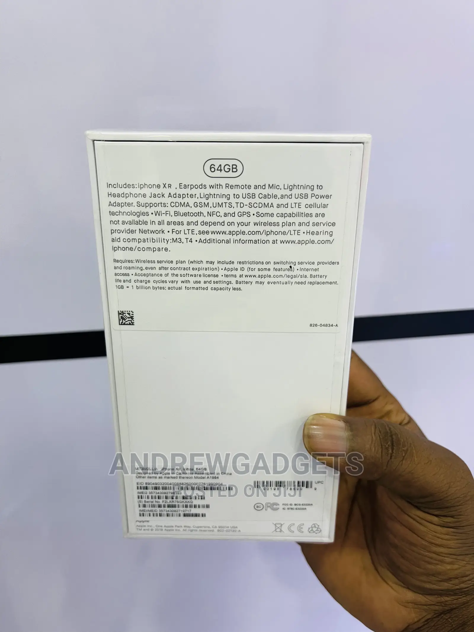New Apple iPhone XR 64 GB White