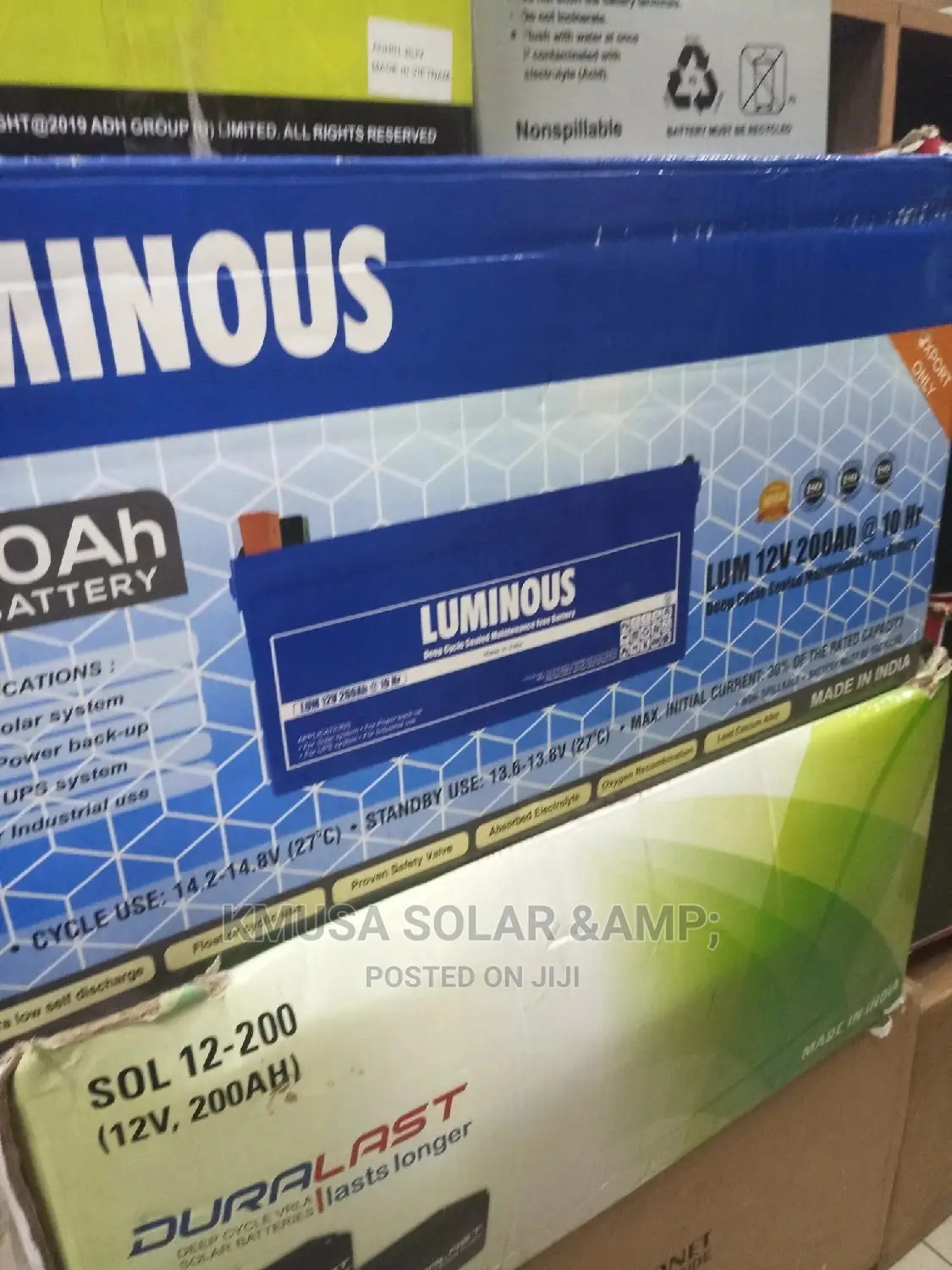 200ah Luminous Battery