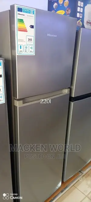 220L Hisense Double Door Fridge New on Promotion