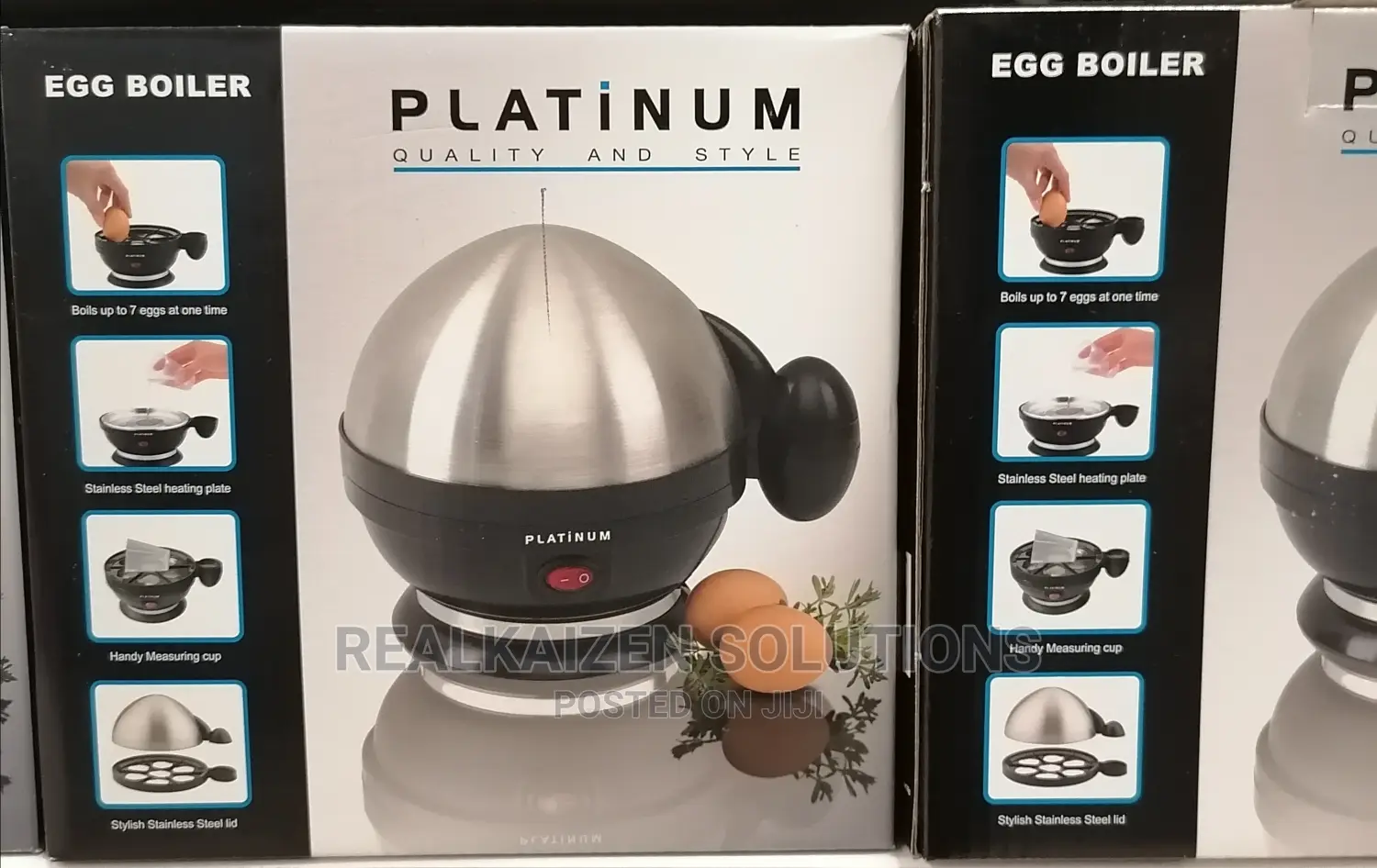 Platinum 7 Egg Quality Stainless Steel Egg Boiler