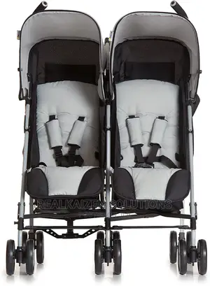 Original Hauck Twin Turbo Duo Stroller Caviar Stone 36kg