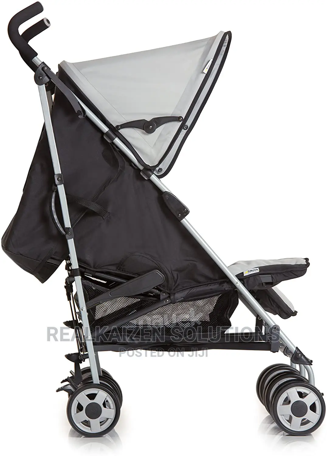 Original Hauck Twin Turbo Duo Stroller Caviar Stone 36kg