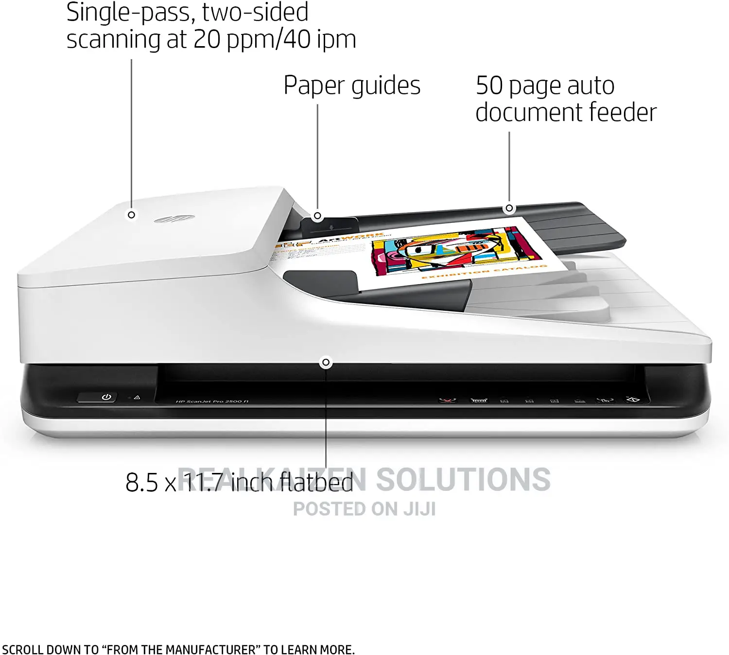 HP Scanjet Pro Flatbed Proffessional Scanner
