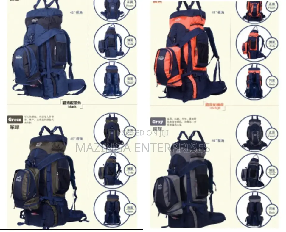 Safari 2in1 Back Pack Bags(70litres)