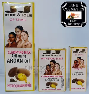Jeune and Jolie/ J J Brightening Set of Lotion, Serum+Soap