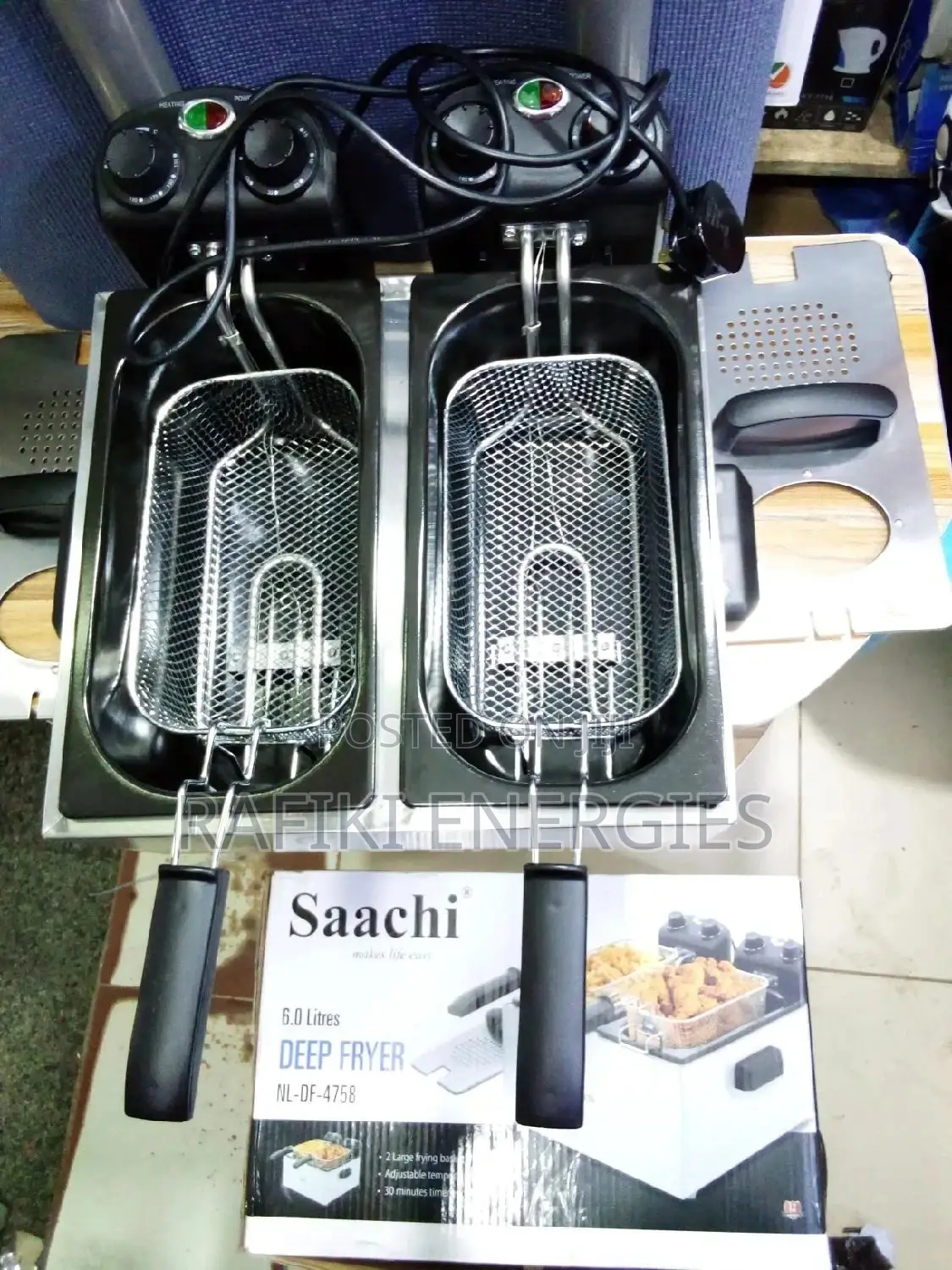 Saachi Double Deep Fryer