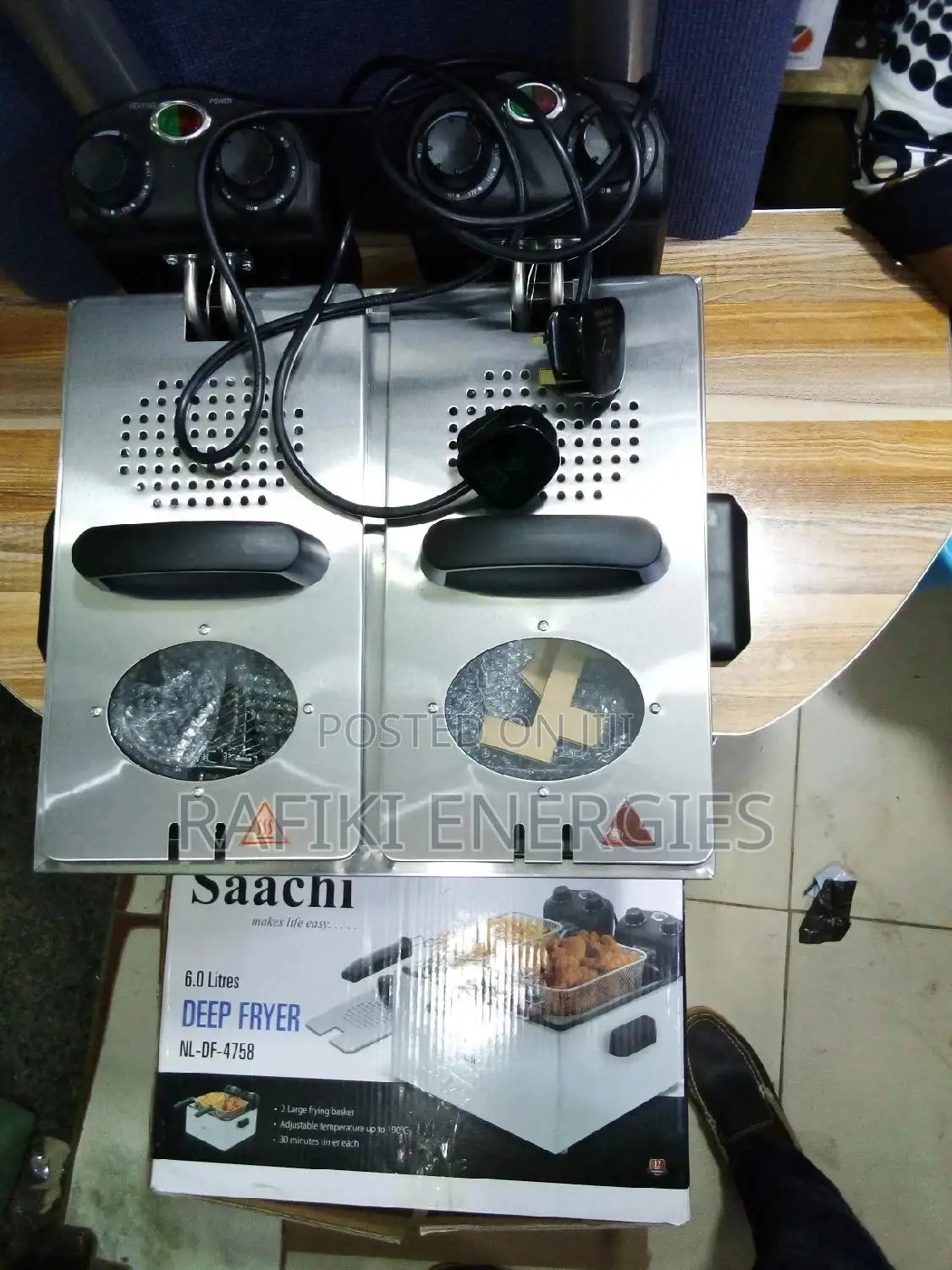 Saachi Double Deep Fryer