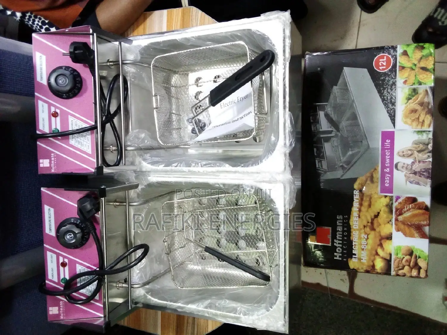 Hoffmans Double Deep Fryer