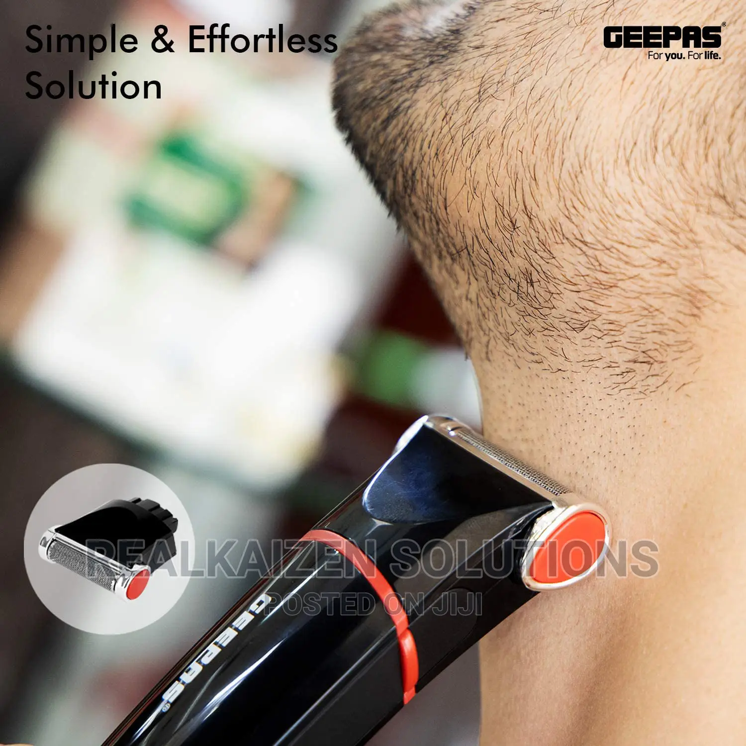 Geepas 7 in 1 Cordless Rechargeable Hair Trimmer