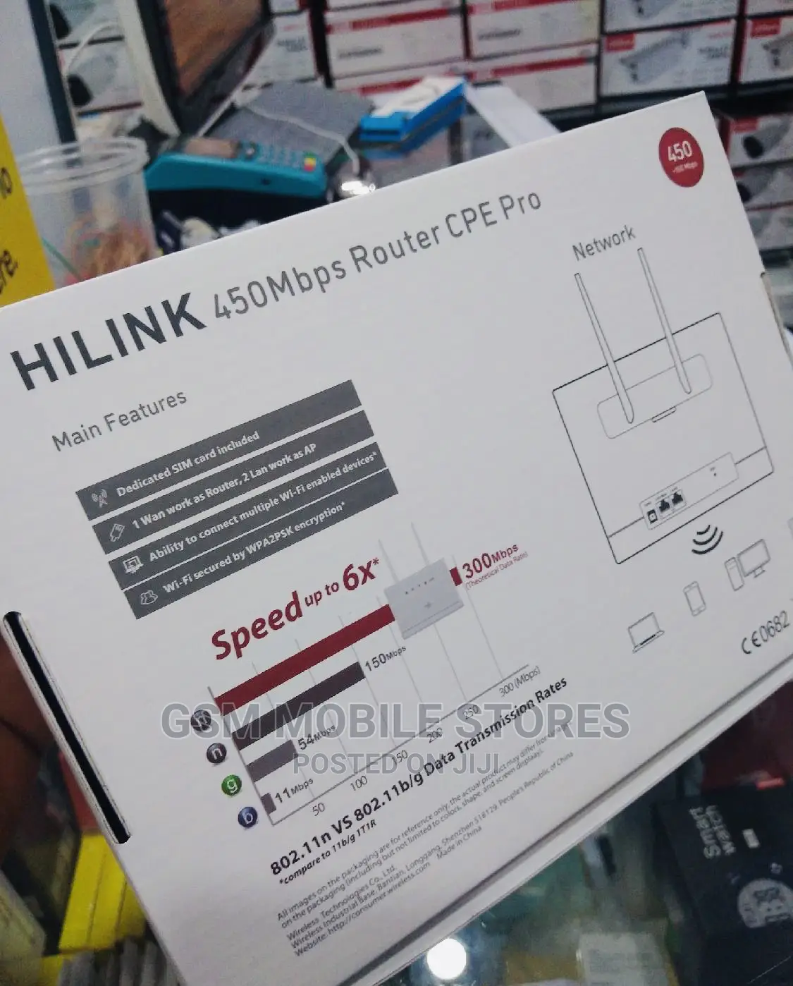 Hi-Link Wifi 4G LTE Router CPE Pro