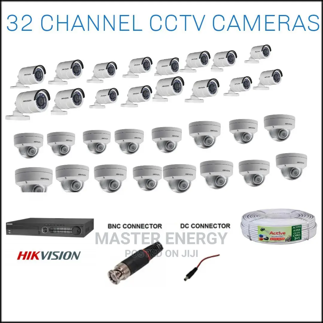 32 Channel 1080p CCTV Cameras Hikvision Full Kit