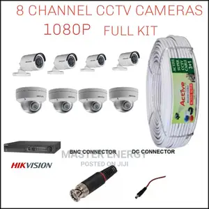 8 Channel 1080p CCTV Cameras Hikvision