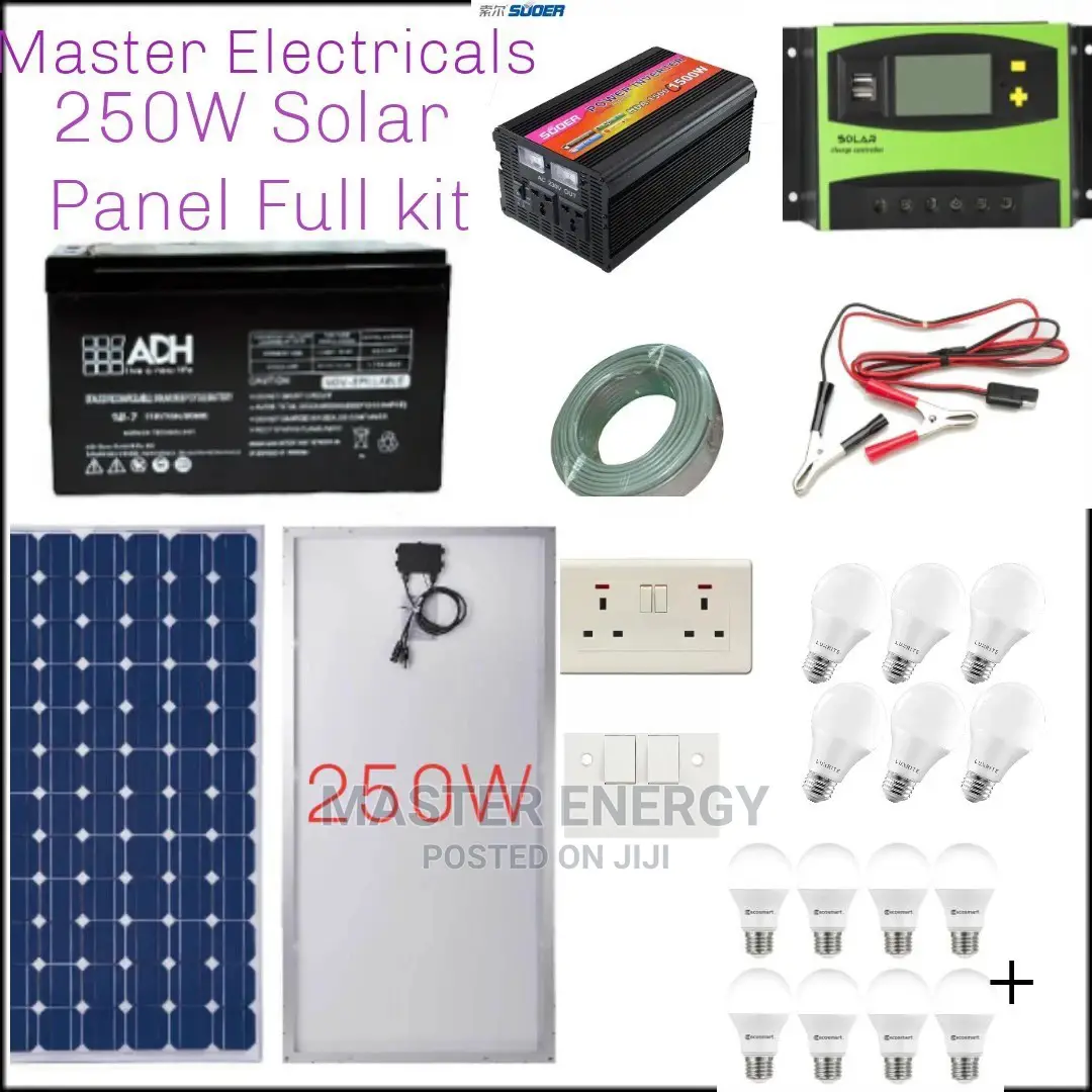250W Solar System Full Kit