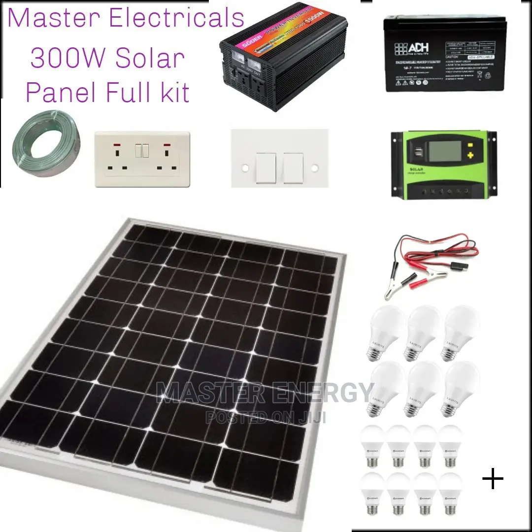 300W Solar System Full Kit