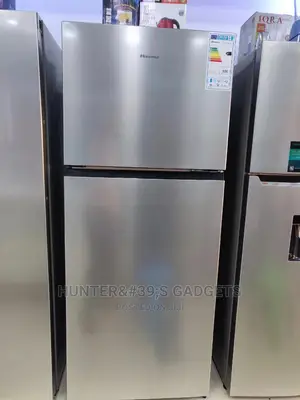 Hisense Double Door 488 Liters Fridge Silver Color New