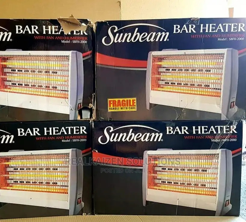Sunbeam 3 Bar Ceramic Heater With Fan Humidifier 2000W