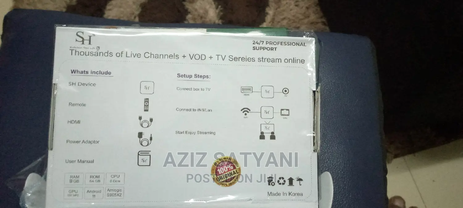 M98m9 Tv Box With Google Assistant Voice Control